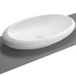 VitrA Vitra İstanbul 4446b403-0016 Tezgah Üstü Oval Lavabo, 85cm, Beyaz
