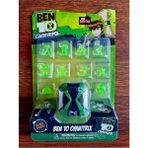 Vitrin Benten 10 Omnitrix 10 Figürlü Işıklı Sesli Saat Ben 10 - 09-Yeşil