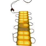 Vitrin Tezgah Mağza Ürün Gösteri Sarı Akvaryum Mutfak Dolap Ayna Modül Led Aydınlatma Işık Cob Mercekli 6w Ip65 Dc 12v 90x35mm