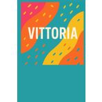 Vittoria – Quaderno per Appunti 6x9 | 100 Pagine a Righe | Design Colorato Personalizzato: Taccuino con nome per lavoro, università e ufficio – Formato pratico e vivace per appunti quotidiani