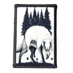 Viusneun A WOLF IN SHEEP'S CLOTHING cırt cırtlı yama, eğlenceli askeri ahlaki taktik yamalar cırt cırtlı kıyafet, sırt çantaları, şapkalar, ceketler, kot çantalar (0449)