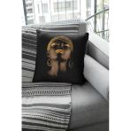 Viva 43X43cm Arap Kızı Kumaş Tay Tüyü Döşemelik Dekoratif Çift Taraf Kırlent Yastık Kılıfı Krl272