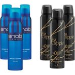 Viva Cappio Kadın Deodorant 150 ml 3 Adet + Snob Erkek Deodorant 150ML 3 Adet