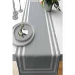 Viva Home 40x140cm Masa Örtüsü Leke Tutmayan Premium Tay Tüyü Dokuma Kumaş Runner Klasik Çerçeveli Rnr366