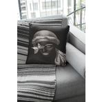Viva Home 43X43Cm Dekoratif Çift Taraf Tay Tüyü Döşemelik Premium Kumaş Kırlent Yastık Kılıfı Arap Kızı Krl456
