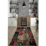 Viva Home Kaymaz Tabanlı Leke Tutmayan Yıkanabilir Patchwork Mutfak Halısı Ar1250