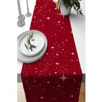 Viva Home Kırmızı Yeniyıl Yılbaşı Noel Christmas Runner Masa Örtüsü 40X140Cm Rnr639