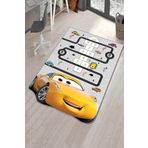 Viva Home Lazer Kesim Makinede Yıkanabilir Kaymaz Tabanlı Mcqueen Arabalı Çocuk Halısı Ar160, Renkli3477, 160 X 230
