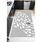 Viva Home Leke Tutmayan Kaymaz Taban Makinede Yıkanabilir Salon Balıklı Makine Halısı Ar829