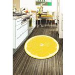Viva Home Makinede Yıkanabilen Kaymaz Taban Limon Daire Mutfak Halısı Ar204