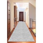 Viva Home Makinede Yıkanır Kaymaz Taban Mutfak Hol Antre Kesme Özel Ölçülü Rulo Yolluk Ar1201, Füme, 120 X 450