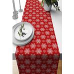 Viva Home Yeni Yıl Premium Tay Tüyü Leke Tutmaz Kumaş Yılbaşı Masa Örtüsü Christmas Runner 40X140Cm Rnr532