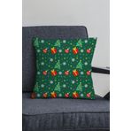 Viva Home Yeniyıl Dekoratif Gizli Fermuar Çift Taraflı Yılbaşı Kırlent Yastık Kılıfı 43X43Cm Krl1060