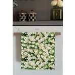 Viva Home Yeşil Papatya Desenli Fırın Mutfak Havlusu 30X50Cm