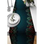Viva Home Yeşil Yeniyıl Yılbaşı Noel Christmas Runner Masa Örtüsü 40X140Cm Rnr640