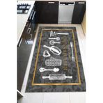 Viva Home Yıkanabilen Leke Tutmayan Kaymaz Taban Kitchenware Makine Halısı Ar1276