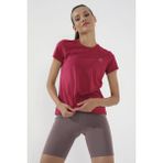 Viva Kırmızı Basic Kısa Kol Standart Kalıp O Yaka Kadın T-Shirt - 97144