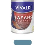 Vivaldi Fayans Boyası - Astar ve Vernik Gerektirmeyen Boya - Sınırsız Renk 1 kg - 1 lt - AçıkDeniz