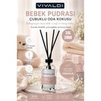 Vivaldi Home Bebek Pudrası Çubuklu Oda Kokusu 100 ml, Temiz ve Yumuşak Koku, Kalıcı Ferahlık