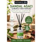 Vivaldi Home Sandal Ağacı Çubuklu Oda Kokusu 100 ml ,Doğal ve Kalıcı Koku, Ev & Ofis Kokusu