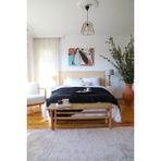 Vivamaison Çift Kişilik 4 Kat Müslin Pike Yatak Örtüsü Pamuklu Çift Taraflı Siyah 220X240 cm - 220 x 240 cm