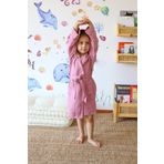 Vivamaison Muslin Bebek Cocuk Bornoz, 100 Pamuk 4 Kat Murdum