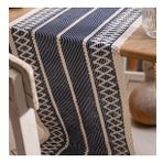 Vivamaison Pamuk Dantel Lacivert 35x145 cm Runner Masa Örtüsü