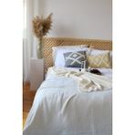 Vivamaison Tek Kişilik Pike Yatak Örtüsü 4 Kat Muslin Pamuklu Çift Taraflı Bebe Mavisi 160X240 cm - Bebek Mavisi - 160 x 240 cm