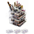 Vivart Princess Kalemlik Fırçalık Makyaj Düzenleyici Set 5 Katlı 6 Çekmeceli Akrilik Organizer Çok Renkli Tek Ebat