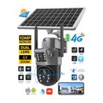 VİVATECH Ultimate V380PRO S735 Solar Güneş Enerjili Gece Görüş İnsan Takibi 10MP Dual Lens 4G Kamera