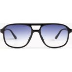 Vivaviss Fer 1111-60 Unisex Güneş Gözlüğü Siyah Çerçeve Mor Cam