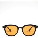 Vivaviss Hayal C11-48 Unisex Güneş Gözlüğü Siyah Çerçeve Turuncu Cam