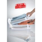 Vivenda 10 Katlı T-Shirt Düzenleyici – Dolap ve Çekmece Içi Kıyafet Organizer, 10'lu Set