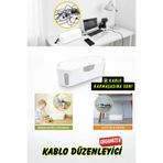 Vivenda Kablo Düzenleyici Organizer, Kablo Toparlayıcı "Beyaz"