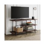 Vivense Adler Siyah Metal Ahşap Tv Ünitesi - 120 cm x 40 cm x 60 cm