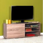 Vivense Adore Flat Line Plus Kapaklı Üç Bölmeli Latte Tv Sehpası