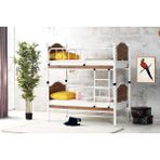 Vivense Argimo İnci Bebek Ayrılabilir Metal Ceviz 90X200 Ranza