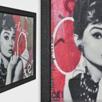 Vivense Audrey Hepburn Kolaj Yağlı Boya Dokulu Ahşap Tablo
