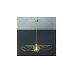 Vivense Ayşin Şapka Endüstriyel Avize, Eskitme Gold, Çap 80 cm