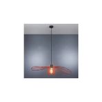 Vivense Ayşin Şapka Endüstriyel Avize, Kırmızı, Çap 80 cm