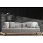 Vivense Bentley Üçlü Koltuk, Gri - 235 cm x 102 cm x 78 cm