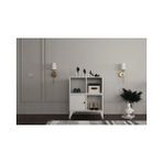 Vivense Bk Concept Ayakkabılık, 1 Kapaklı, AYK-1073-Ç - Beyaz