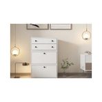 Vivense Bk Concept Ayakkabılık, 2 Kapaklı, AYK_1059_Ç - Beyaz