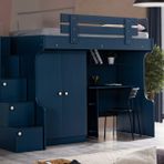Vivense Blue Dolap Çalışma Masası 90X190 Ranza