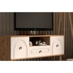 Vivense Bohem Tv Ünitesi, 180 Cm, 003 - Abanoz - 180 cm x 35 cm x 50 cm