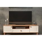 Vivense Bohem Tv Ünitesi, 180 Cm, 004 - Beyaz - 180 cm x 35 cm x 50 cm