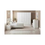 Vivense Boston Yatak Odası Takımı, 6 Kapaklı - Beyaz - 160X200