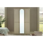 Vivense Capra Bohem Genç Odası Gardırobu, 3 Kapaklı - 126 cm x 60 cm x 210 cm - Kum Beji