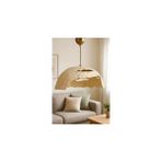 Vivense Cavernis Handmade Karbon Beton Avize - Krem