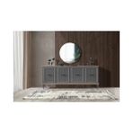 Vivense Cloud Konsol ve Aynası, 4 Kapaklı - 202 cm x 46 cm - Gri